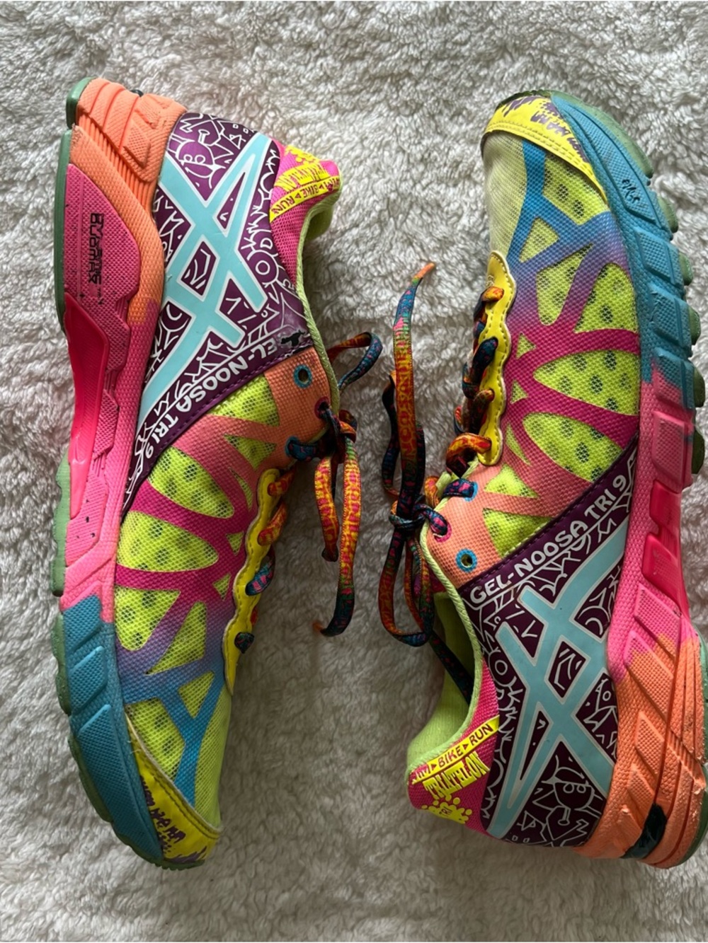 Asics Gel Noosa Tri 9 Sneakers Size 8 - Picture 6 of 9